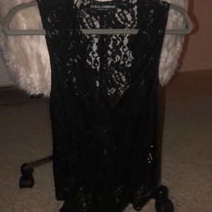 Dolce & Gabbana lace vest
